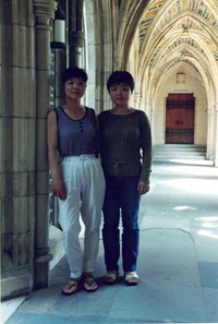 Ling with mom photo